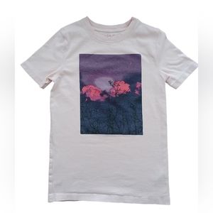 Cat & Jack Tee shirt Light Peach with graphic size L